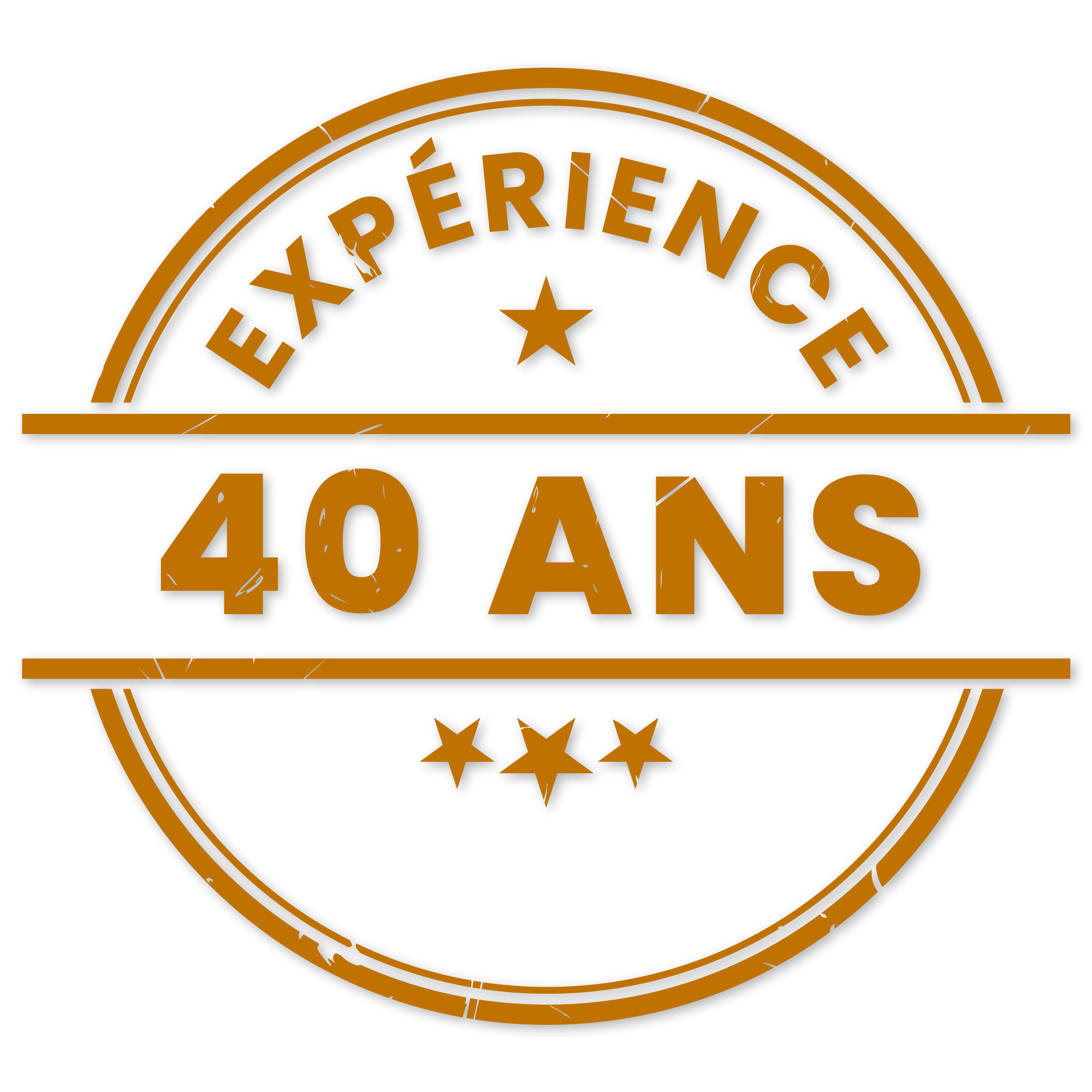 tampon 40 ans d'expérience